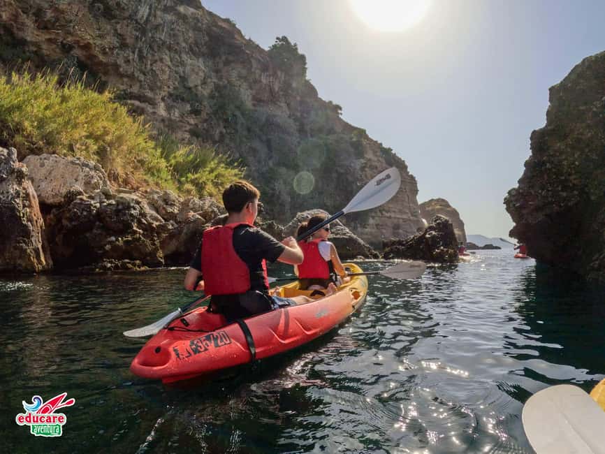 Nerja: Free kayaking route (without a tour guide). 2.5-hour tour. Nerja-Maro Waterfall. - Swimming, photos, and the freedom to stop