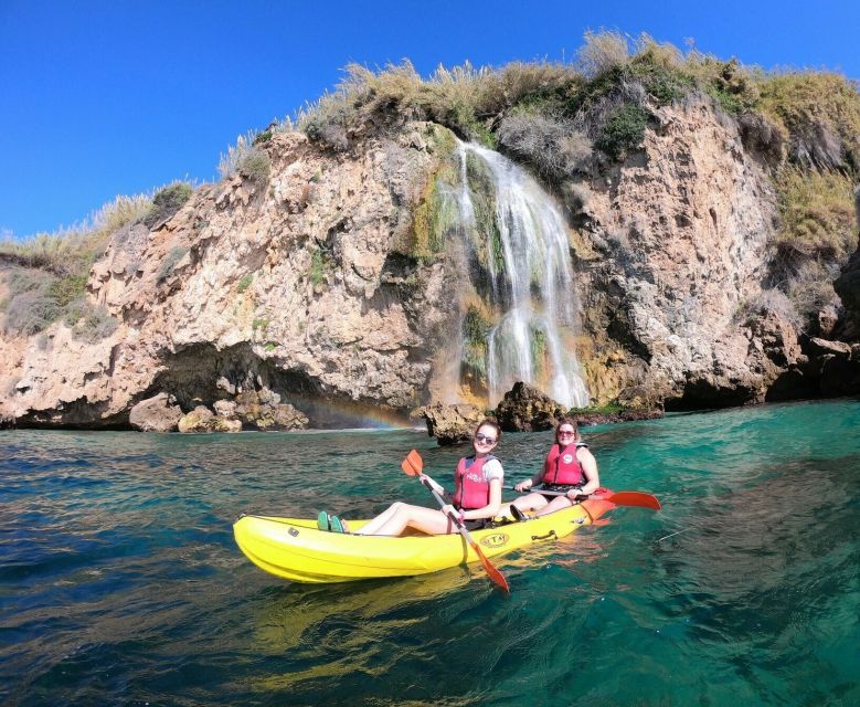 Nerja: Guided Kayak Tour Nerja Cliffs and Maro Waterfall - The Swim Stop and the Real Effort of Paddling