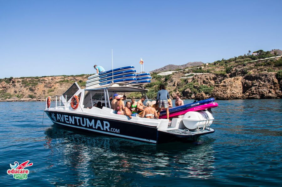 Nerja: Maro Waterfall Boat Trip with Paddleboarding & Drink - What the $65 price really covers