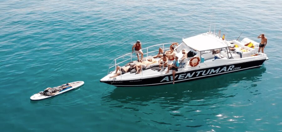 Nerja: Maro Waterfall Boat Trip with Paddleboarding & Drink - From Caleta de Vélez to the Maro coast