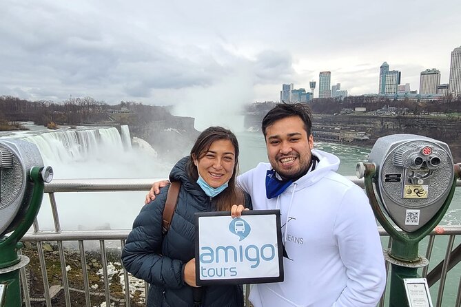 Niagara Falls 1 Day Tour from NYC with Maid of the Mist Boat Ride - Terrapin Point and the sweep of Horseshoe Falls
