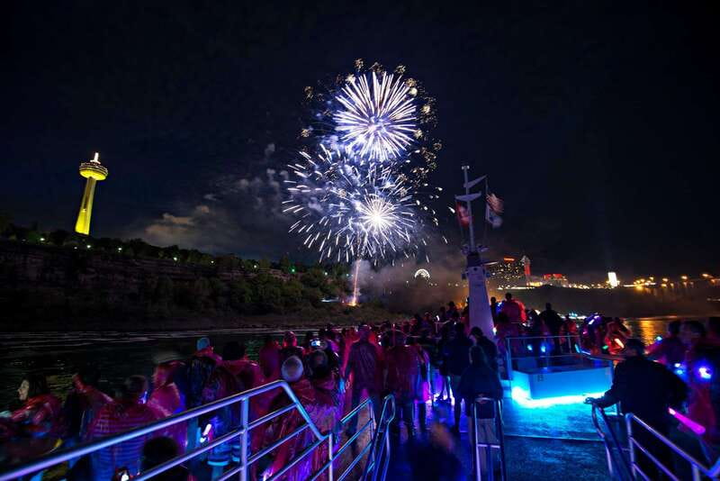 Niagara Falls, Canada: Evening Fireworks Cruise - What you see during the 40-minute cruise