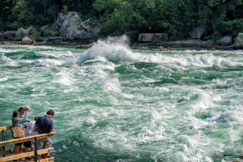Niagara Falls, Canada: Sightseeing Tour with Boat Ride - Whirlpool Observation Deck: a quieter view of wild water