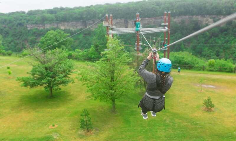 Niagara Falls, Canada: Whirlpool Adventure Ropes Course - The view is part of the value, but not every course looks the same