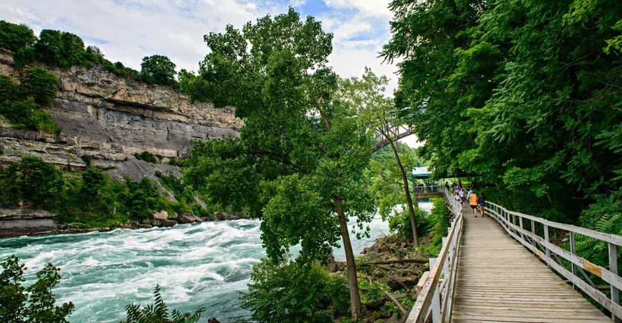 Niagara Falls, Canada: White Water Walk Entry Ticket - Viewing platforms beside Class 6 rapids