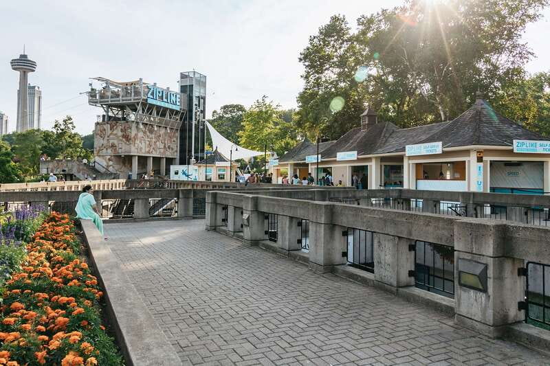 Niagara Falls, Canada: Zipline to The Falls - The 670-meter ride toward Horseshoe Falls