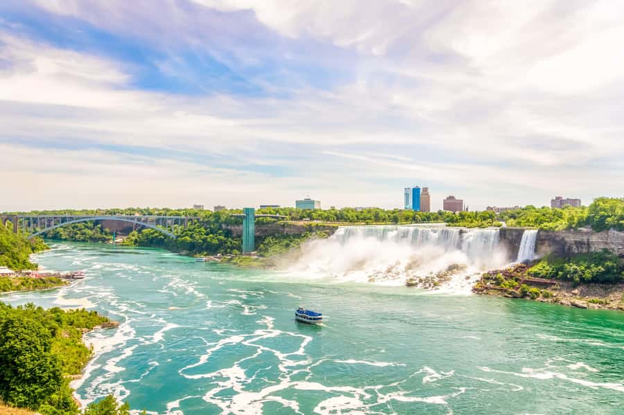 Niagara Falls: Canadian and American Deluxe Day Tour - Skylon Tower: Niagara from above