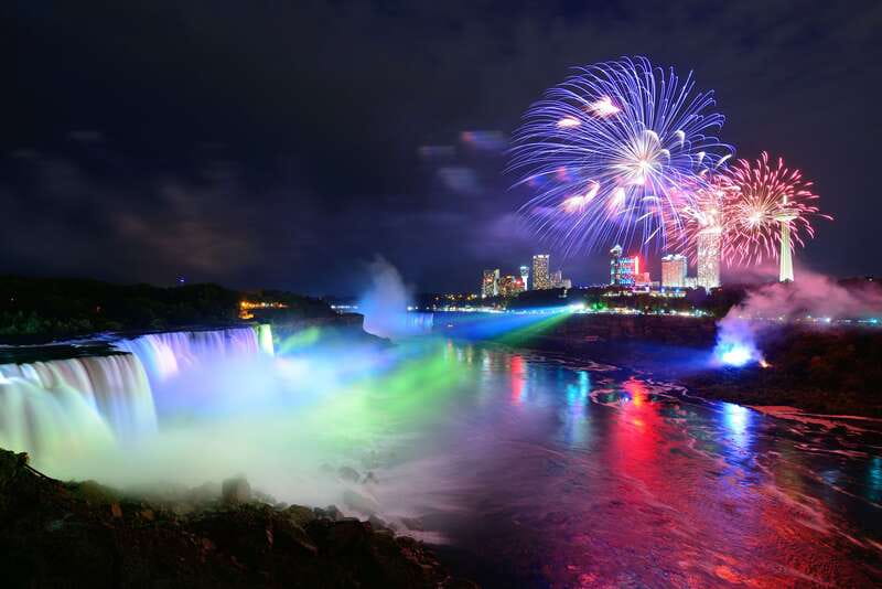 Niagara Falls: Day & Night Tour with Boat Ride and Dinner - Taking control of the Falls illumination