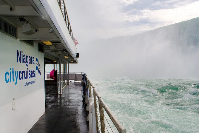 Niagara Falls from Toronto: Skip-the-Line Boat & Skylon Tower - Getting close to the water on the Hornblower cruise