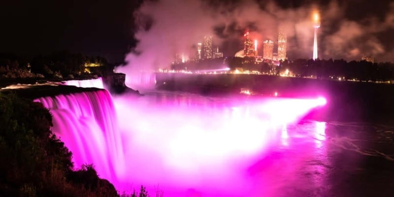 Niagara Falls: Guided Night Tour w/ Dinner & Hotel Transfer - A Short Night Out With Niagara Falls as the Main Event