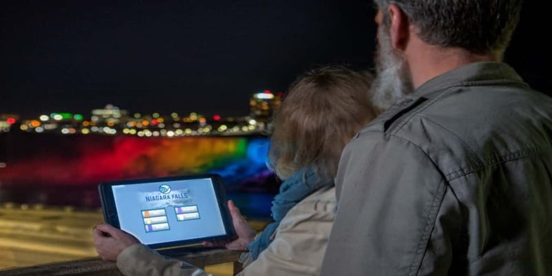 Niagara Falls: Guided Night Tour w/ Dinner & Hotel Transfer - Seeing the Old Scow, Control Dam, and Upper Rapids