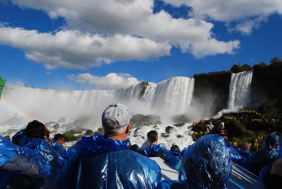 Niagara Falls: Maid of the Mist & Cave of the Winds Tour - Horseshoe Falls from Terrapin Point