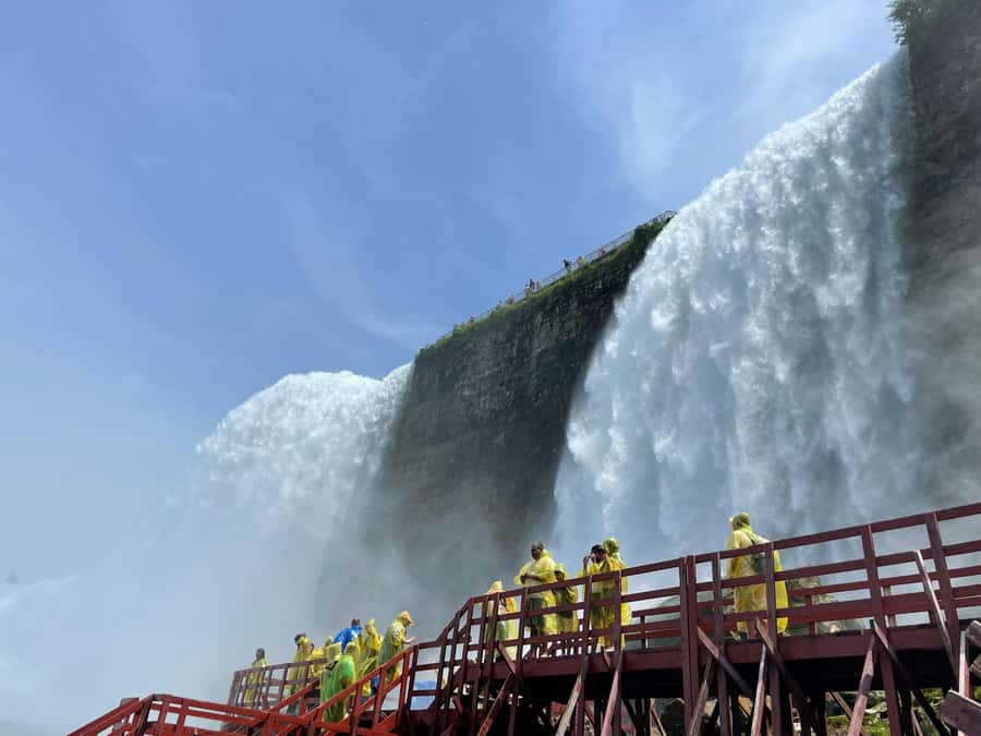 Niagara Falls: Maid of the Mist & Cave of the Winds Tour - Goat Island, Tesla, and the park walk