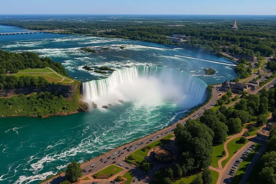 Niagara Falls, ON: Guided Tour with Boat, Skylon & Journey - Spanish Aero Car and Floral Clock photo stops