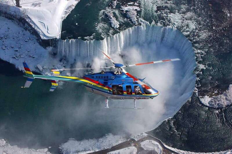 Niagara Falls, ON: Helicopter Ride with Boat & Skylon Lunch - Seeing Niagara Falls from every useful angle