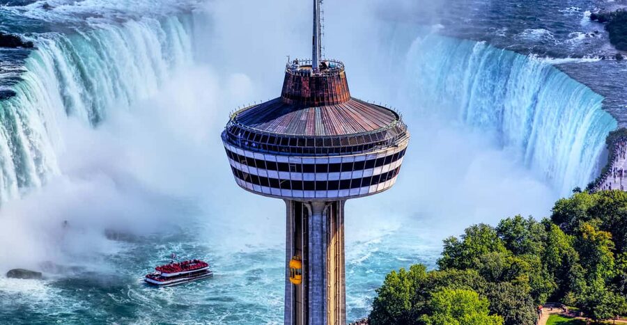 Niagara Falls: Premium Tour, Boat & Journey Behind the Falls - Skylon Tower and the view from 520 feet