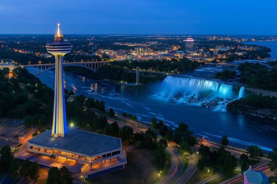 Niagara Falls: Skylon Tower, Fireworks & Walking Tour Canada - Starting above the falls at Skylon Tower