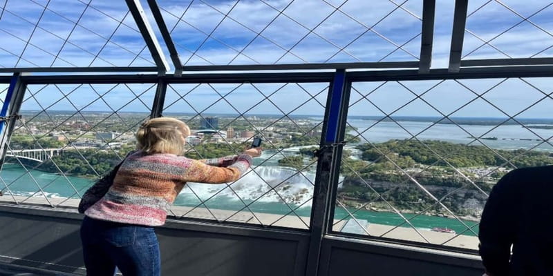 Niagara Falls Tour: Skylon, Journey Behind Falls & Boat Ride - Walking along the Canadian side