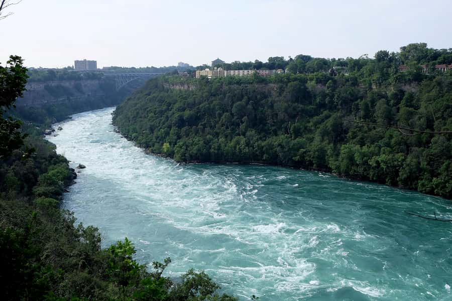 Niagara Falls USA: Cave of the Winds & Maid of the Mist Ride - Terrapin Point and the wider view