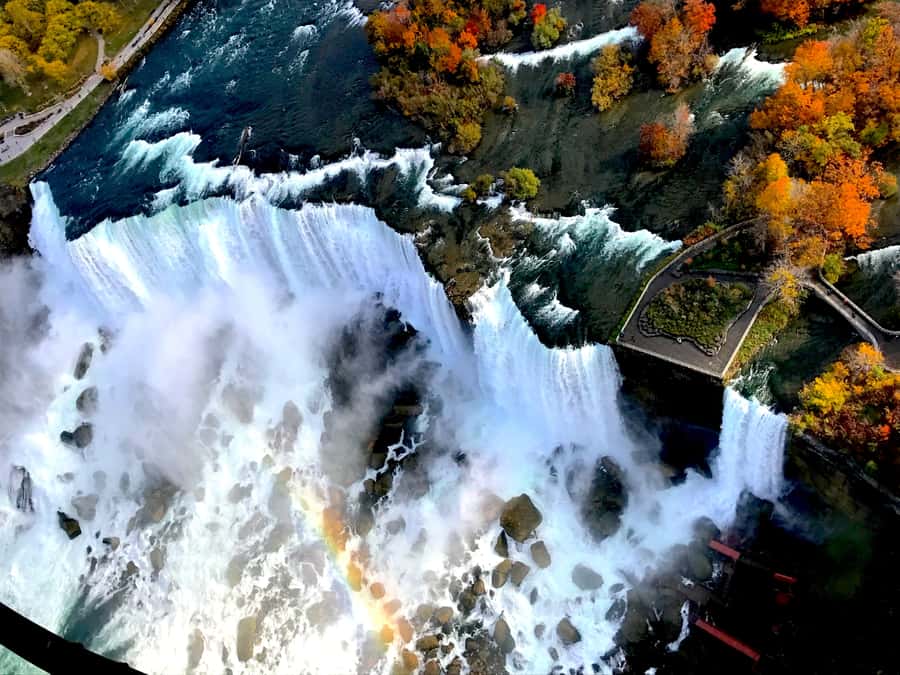 Niagara Falls, USA: Scenic Helicopter Flight over the Falls - The Canadian airspace advantage