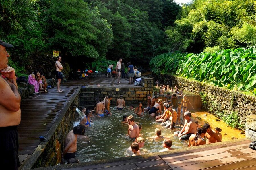Nordeste: Waterfall, Hot Spring and Viewpoints Full-Day Tour - Terra Nostra asks you to choose between gardens and warm water