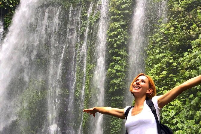 North Lombok Waterfall Trip (Sendang Gile & Tiu Kelep Waterfall) - Sendang Gile, the first waterfall stop