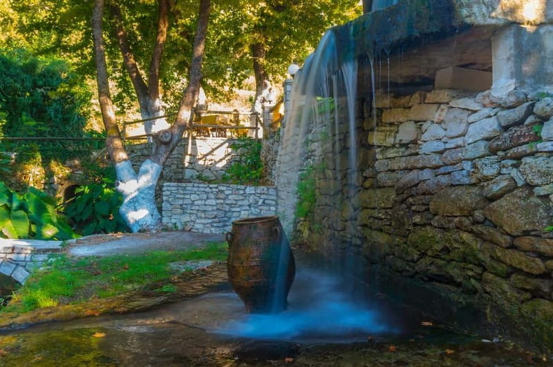 Off-Road: Waterfall, Lake Kournas, Gorges, Preveli Palms - Argyroupoli Springs brings welcome shade