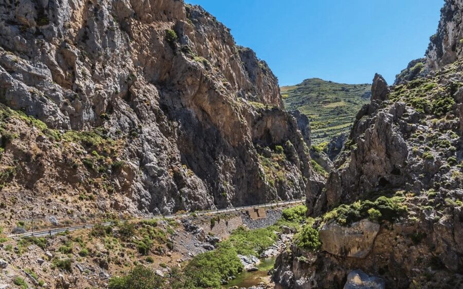 Off-Road: Waterfall, Lake Kournas, Gorges, Preveli Palms - Agkouseliana adds a proper Cretan meal