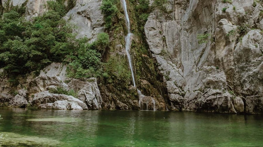 Omiš/Split Expedition: 65 km Quad Tour to Hidden Waterfalls - The waterfall swim at Male Gubavica