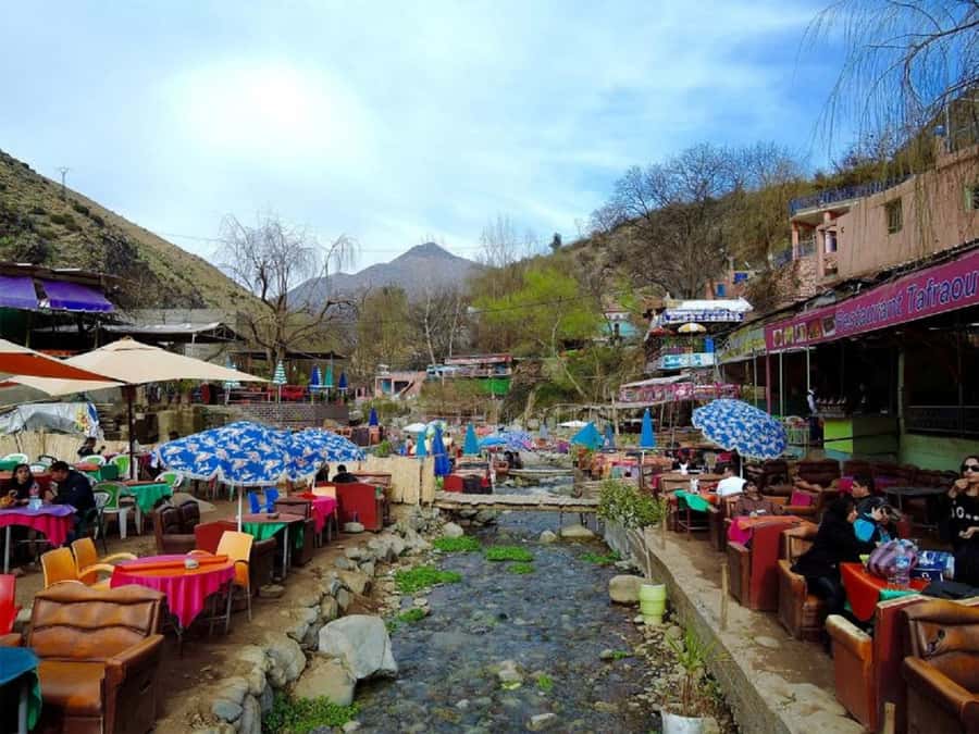 Ourika Valley, Atlas Mountain, Waterfalls - An argan oil cooperative with a practical purpose