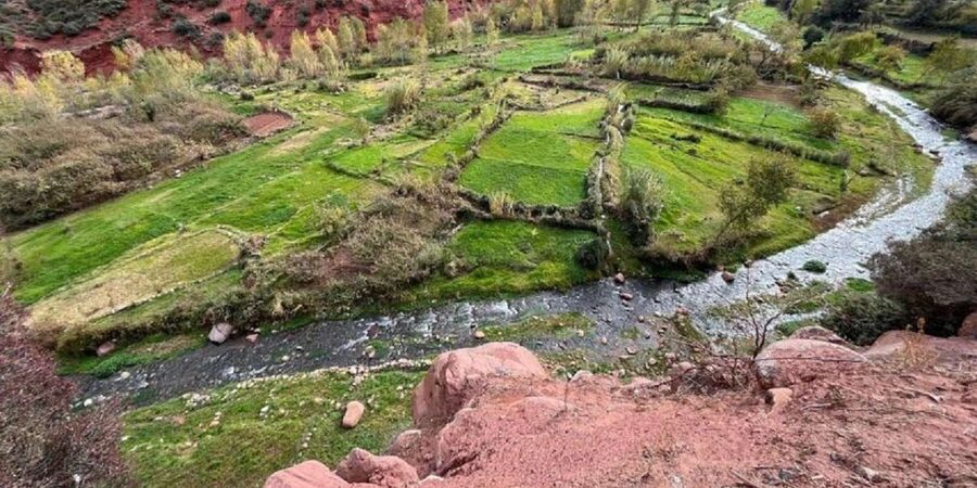 Ourika Valley, Atlas Mountain, Waterfalls - Lunch beside the Ourika River