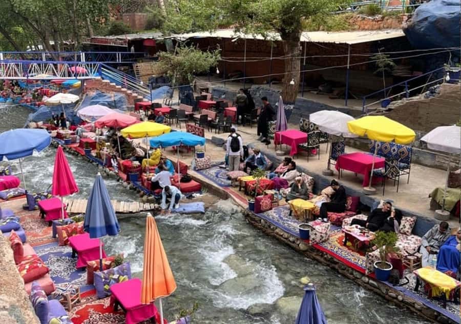 Ourika Valley Day trip: Hike, waterfall, lunch and Relax - A tajine lunch beside the Ourika River