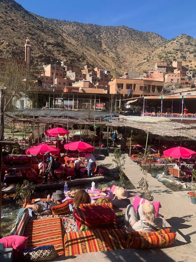 Ourika Valley Waterfalls Day Trip From Marrakech - Walking toward the Setti Fatma waterfalls
