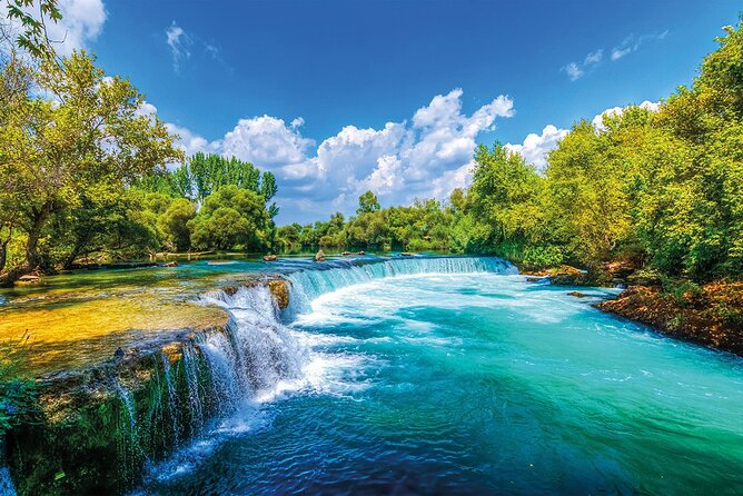 Perge Aspendos Aquaduct Side with Waterfall - Manavgat Waterfall: a short, refreshing final stop