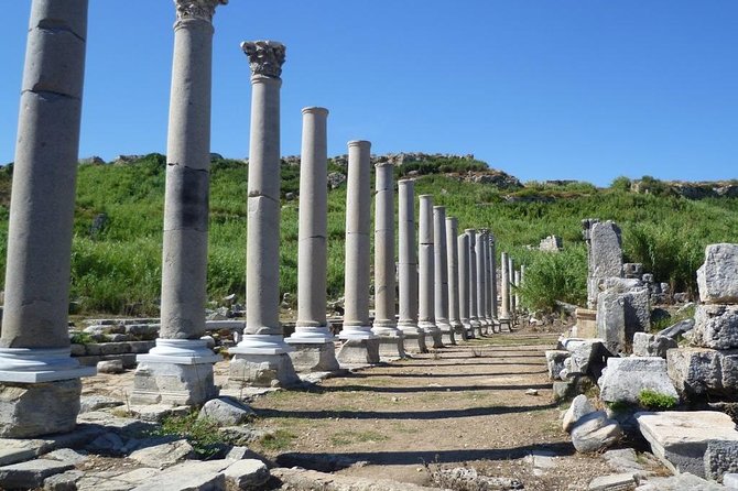 Perge Aspendos Side and Manavgat Waterfall Tour - Perge: a large ancient city that deserves more time