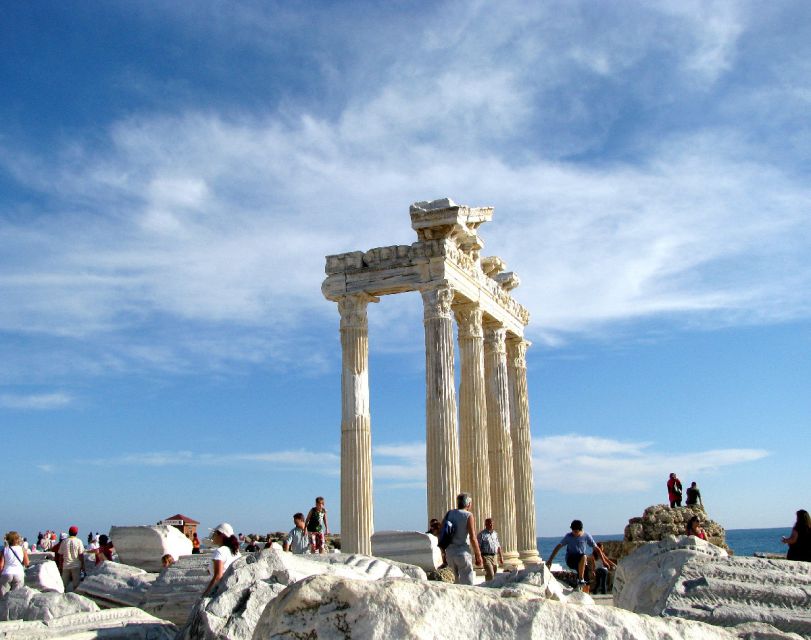 Perge, Aspendos, Side & Manavgat Waterfall Tour from Antalya - Standing inside Aspendos Theatre