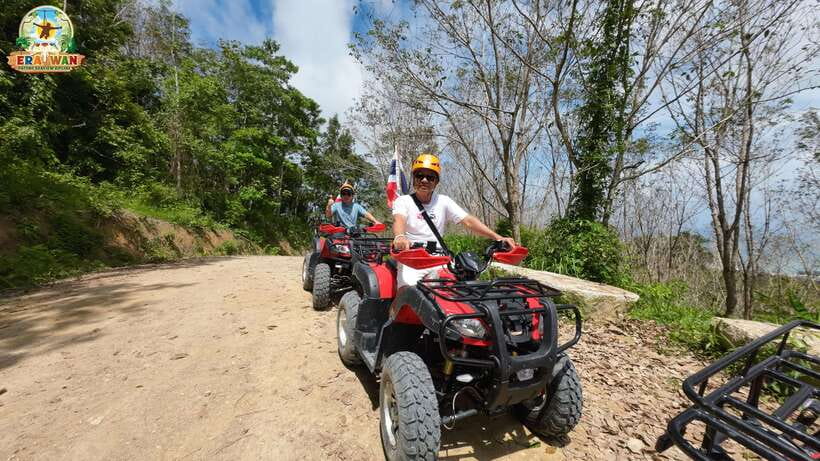 Phuket: ATV Quad Mountain Adventure with Panoramic Sea View - Passing local homes and village routes