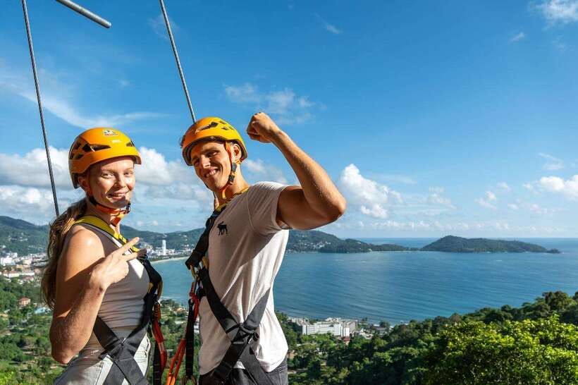 Phuket: Erawan Zipline Adventure with Ocean Views in Patong - Checking in and getting ready at Erawan
