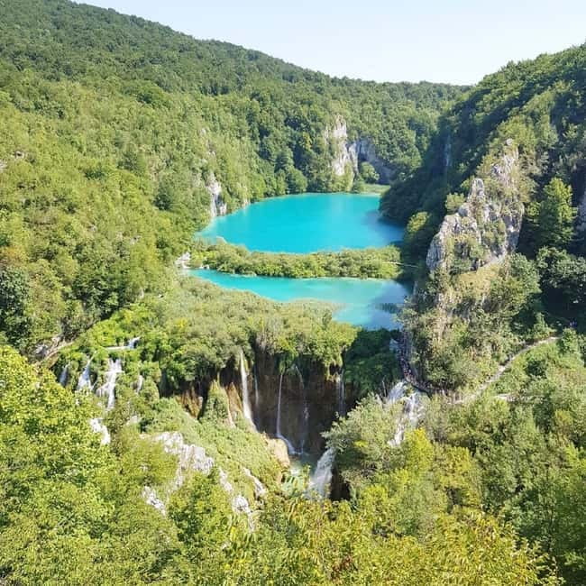 Plitvice Lakes National Park: Walking, Boat, and Train Tour - Walking through the 12 Upper Lakes