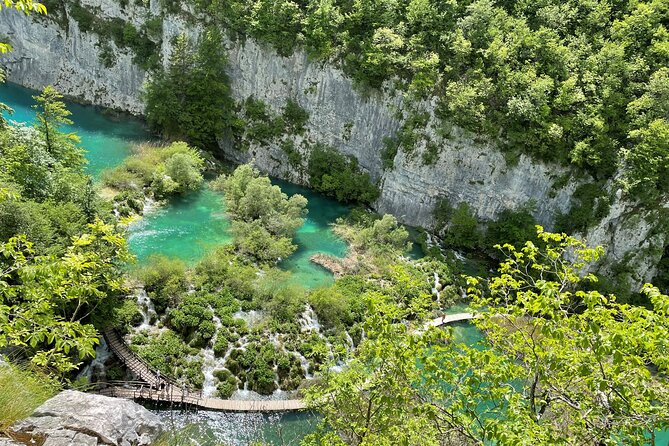 Plitvice Lakes with Ticket & Rastoke Guided Tour from Zagreb - Kozjak Lake and the park transport
