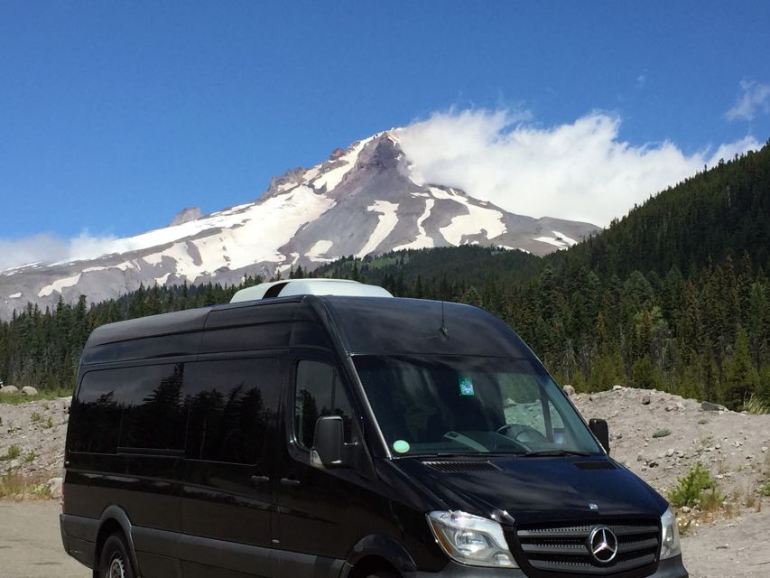 Portland: Mount Hood Wine and Waterfalls Full-Day Tour - Mount Hood and the hour at Timberline Lodge