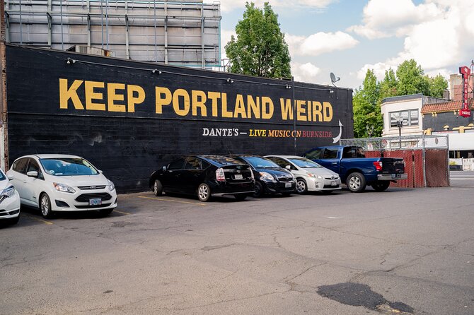 Portland Sightseeing Tour Including Columbia Gorge Waterfalls - Latourell Falls, basalt, and a short walk