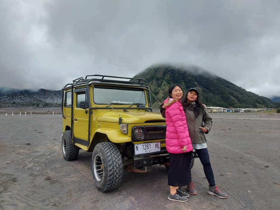 Private Day Tour Mt. Bromo & Madakaripura Waterfall - Crossing Bromo’s volcanic plain by private Jeep
