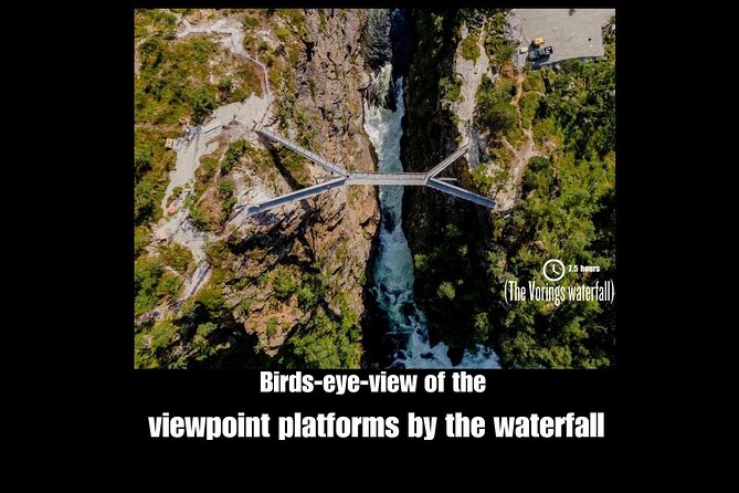 Private day tour to the Vorings Waterfall— Norway's most visited - Vøringsfossen: one hour at the main viewpoint