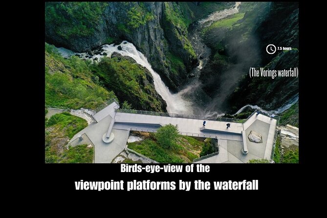 Private day tour to the Vorings Waterfall— Norway's most visited - Kjeåsen Mountain Farm adds the best extra viewpoint
