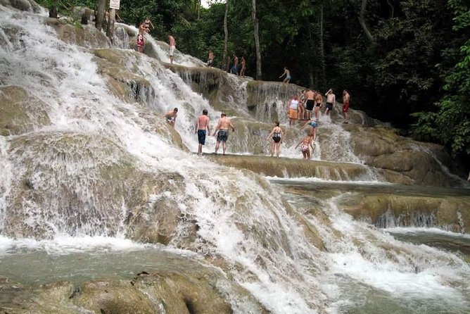 [PRIVATE] Dunn's River Falls with Entrance Fees - Climbing Dunn’s River Falls from the beach