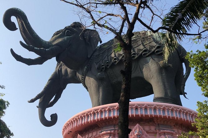 Private Guided Day Tour to Erawan Museum & Ancient City - Erawan Museum and its three-headed guardian