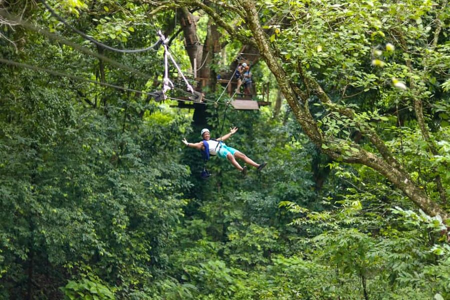 Puerto Plata/Amber Cove: Zipline and Waterfalls with Lunch - Five ziplines, seven waterfalls, and one busy morning