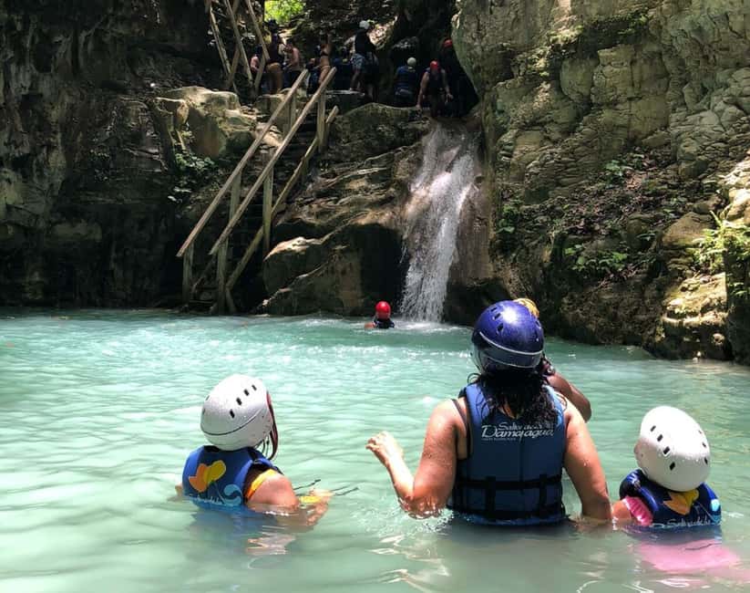 Puerto Plata: Damajagua Waterfalls Tour - Hiking up to the first waterfall