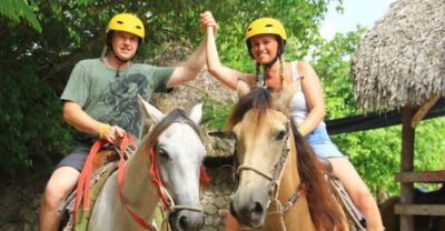 Punta Cana: Bávaro Adventure Park Horse Riding & Waterfalls